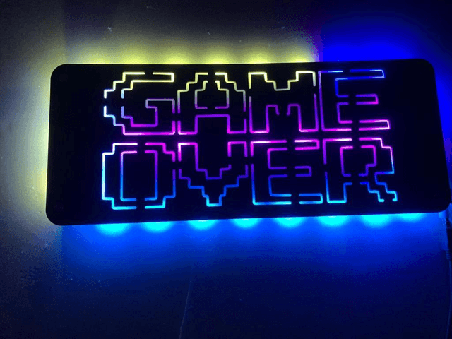 Custom LED Shadow Wall Signs