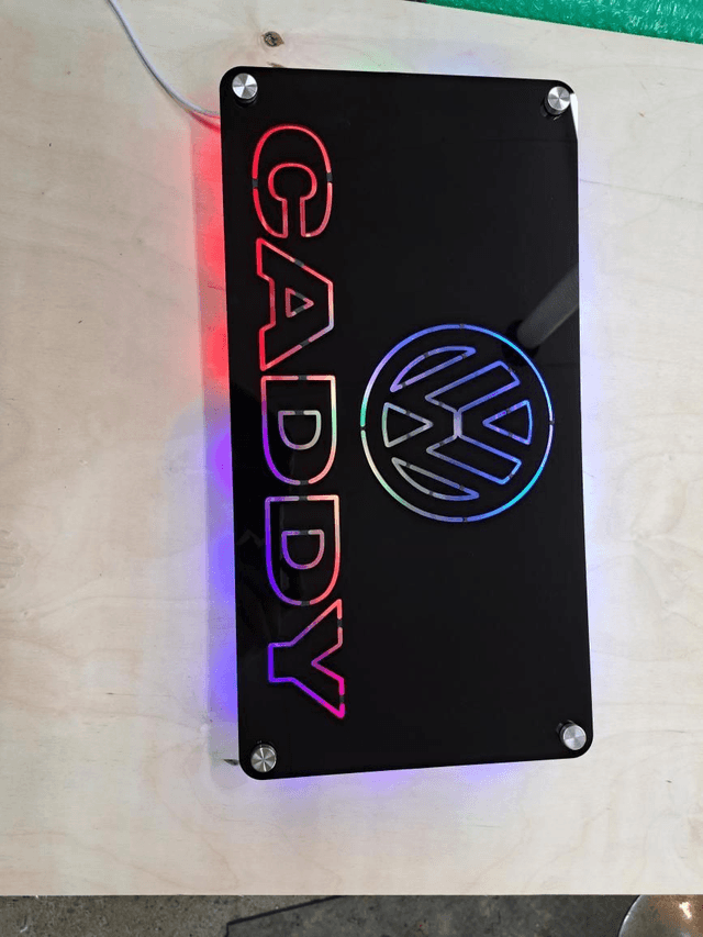 Van LED Shadow Backboard